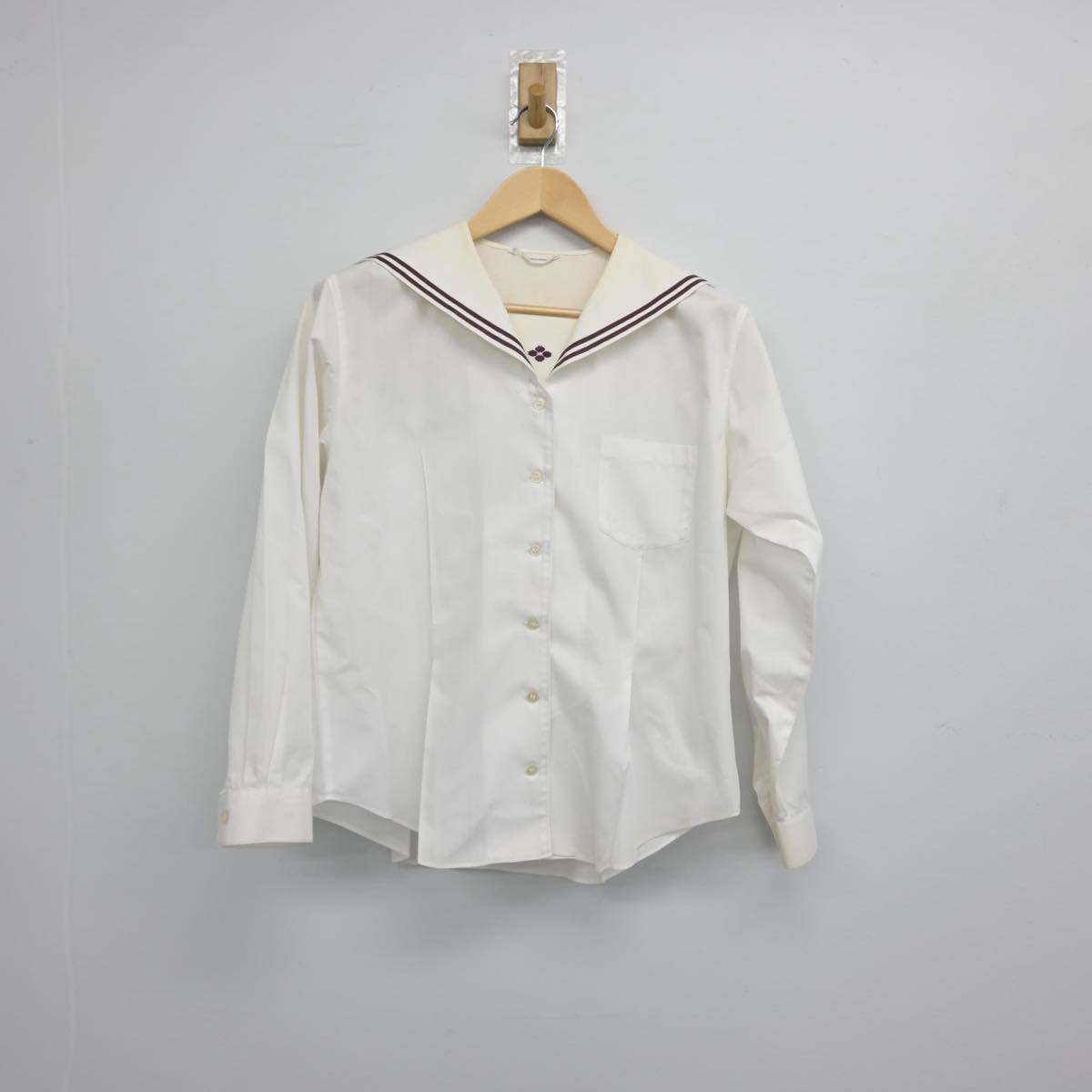 【中古】群馬県 共愛学園中学校 女子制服 2点（セーラー服）sf029152