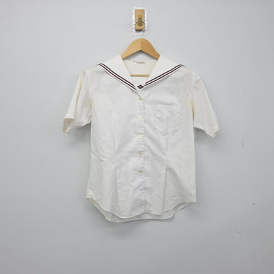 【中古】群馬県 共愛学園中学校 女子制服 2点（セーラー服）sf029152