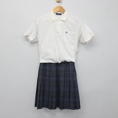 【中古】島根県 大東中学校 女子制服 2点（シャツ・スカート）sf029159