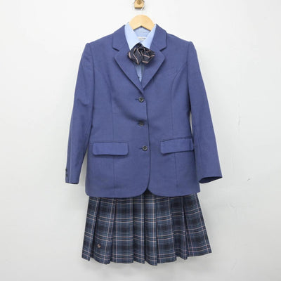 【中古】神奈川県 桜丘高等学校 女子制服 4点（ブレザー・シャツ・スカート）sf029168