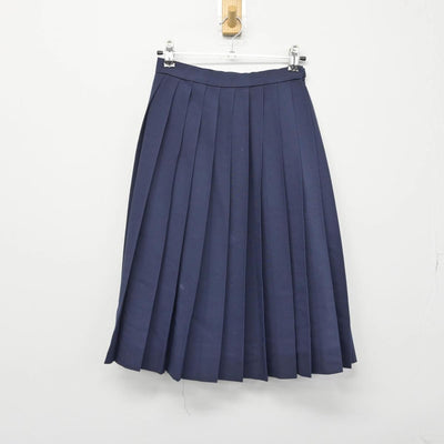 【中古】宮崎県 国富町本庄中学校 女子制服 3点（セーラー服・シャツ・スカート）sf029172