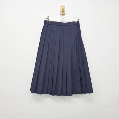 【中古】宮崎県 国富町本庄中学校 女子制服 2点（セーラー服・スカート）sf029173