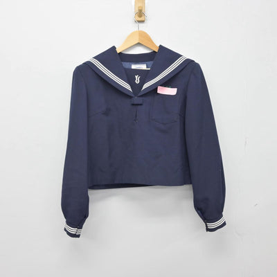 【中古】宮崎県 国富町本庄中学校 女子制服 1点（セーラー服）sf029175