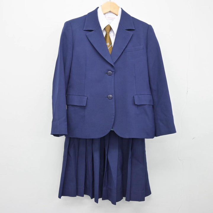 【中古】千葉県 千葉女子高等学校 女子制服 6点（ブレザー・シャツ・ベスト・スカート）sf029178 | 中古制服通販パレイド