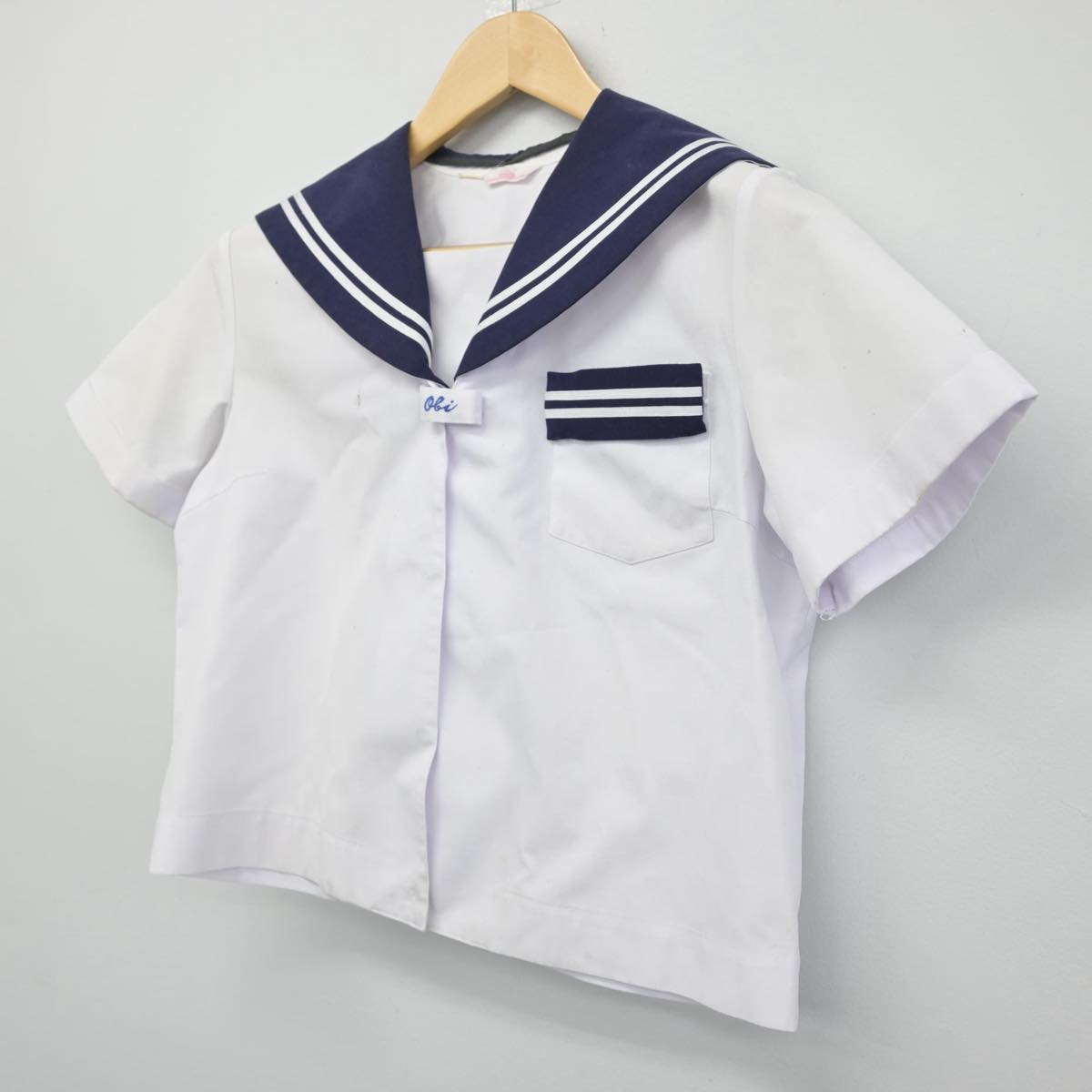 【中古】宮崎県 飫肥中学校 女子制服 1点（セーラー服）sf029188