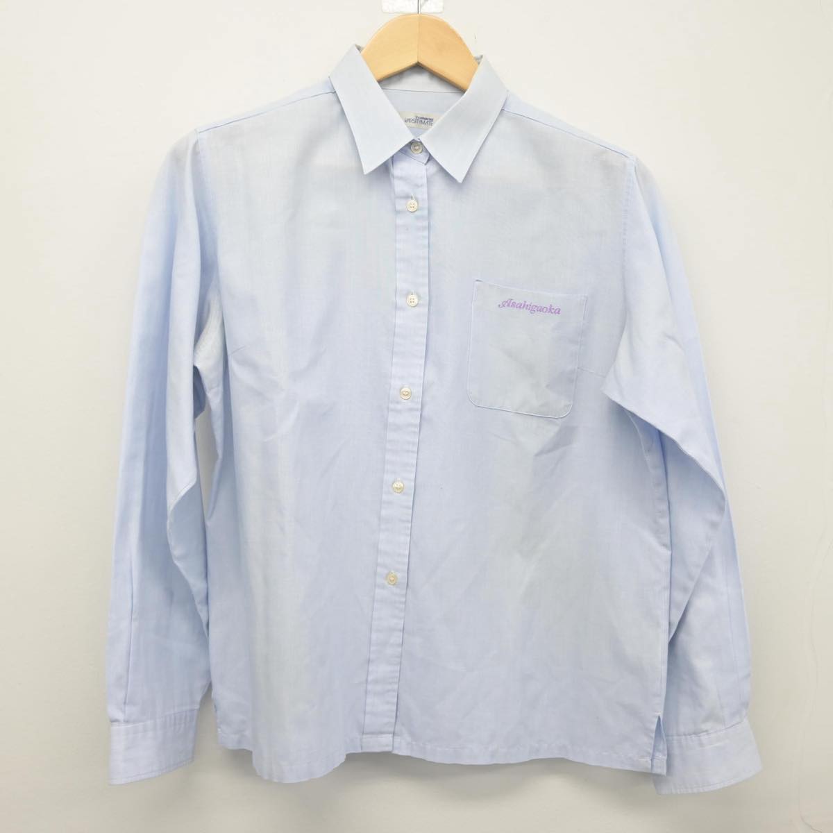 【中古】北海道 札幌旭丘高等学校 女子制服 2点（シャツ・ニット）sf029194