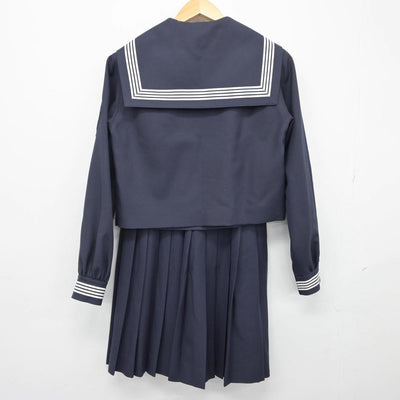 【中古】宮城県 常盤木学園高等学校 女子制服 4点（セーラー服・スカート）sf029211