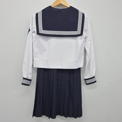 【中古】宮城県 常盤木学園高等学校 女子制服 3点（セーラー服・スカート）sf029212