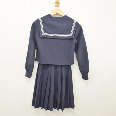 【中古】愛知県 尾張旭東中学校 女子制服 3点（セーラー服・スカート）sf029214