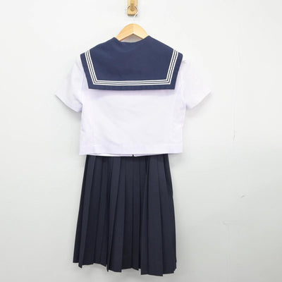 【中古】愛知県 尾張旭東中学校 女子制服 2点（セーラー服・スカート）sf029216