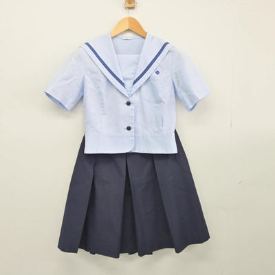 【中古】秋田県 金足農業高等学校 女子制服 2点（セーラー服・スカート）sf029218