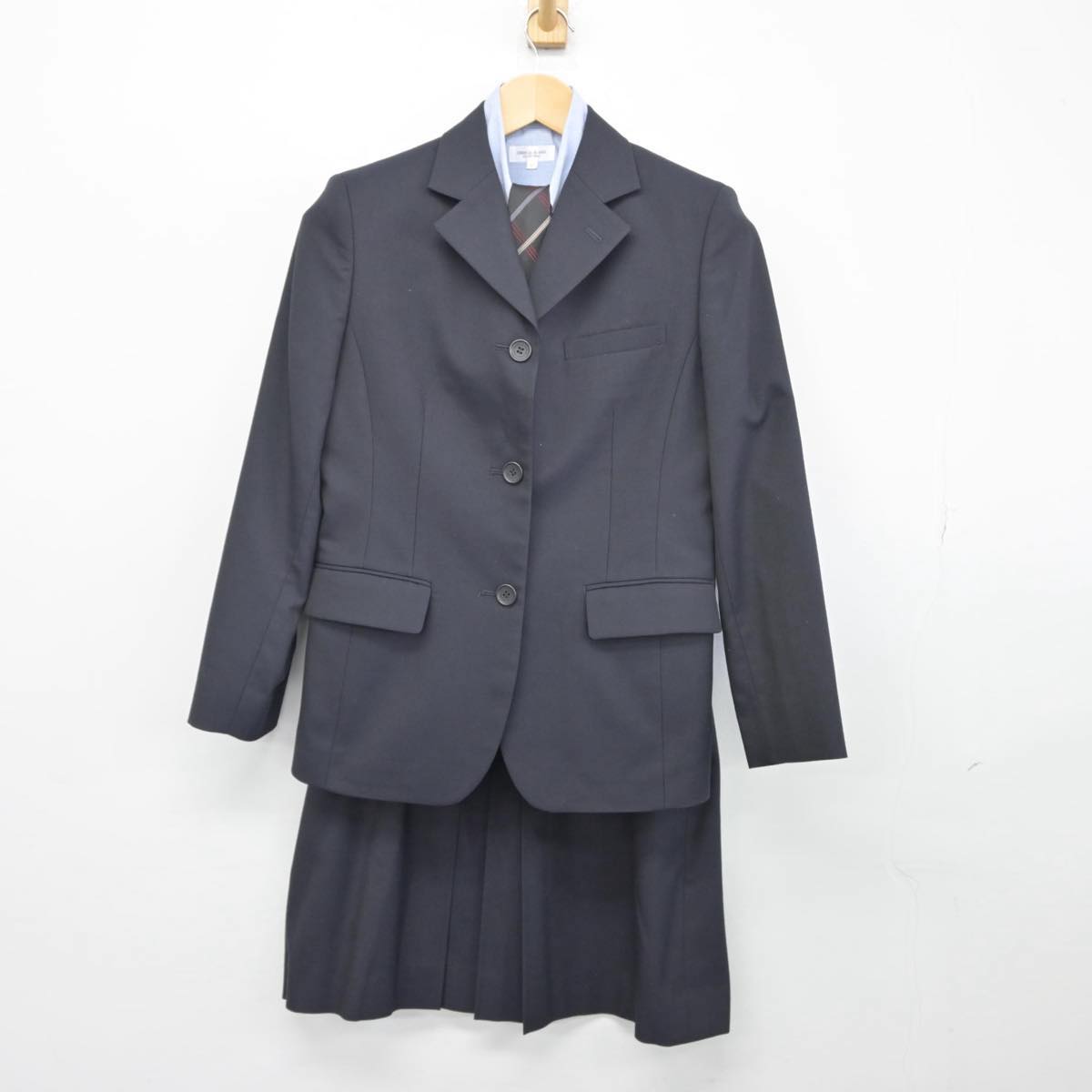 【中古】福島県 福島高等学校 女子制服 4点（ブレザー・シャツ・スカート）sf029230