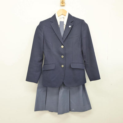 【中古】宮城県 宮城県名取北高等学校 女子制服 5点（ブレザー・シャツ・スカート）sf029235