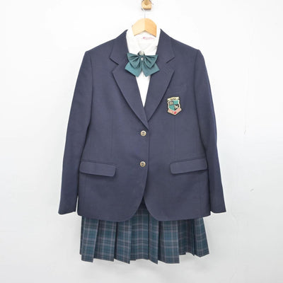 【中古】埼玉県 皆野高等学校 女子制服 5点（ブレザー・シャツ・スカート）sf029242