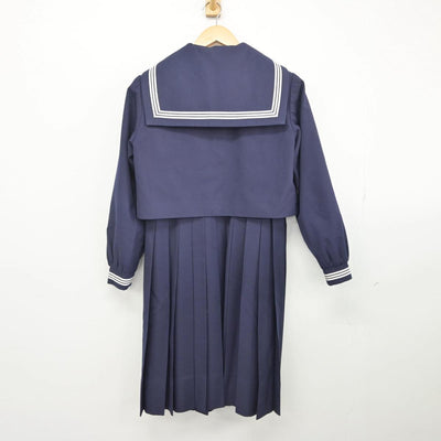 【中古】福岡県 筑紫女学園高等学校 女子制服 3点（セーラー服・ジャンパースカート）sf029247