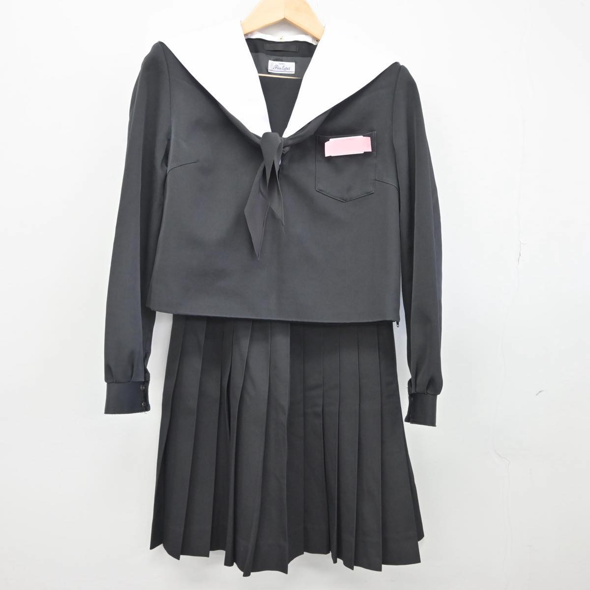 【中古】愛知県 保見中学校 女子制服 3点（セーラー服・スカート）sf029257