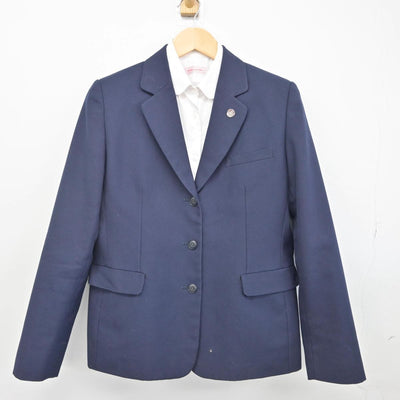 【中古】徳島県 城北高等学校 女子制服 3点（ブレザー・シャツ）sf029267