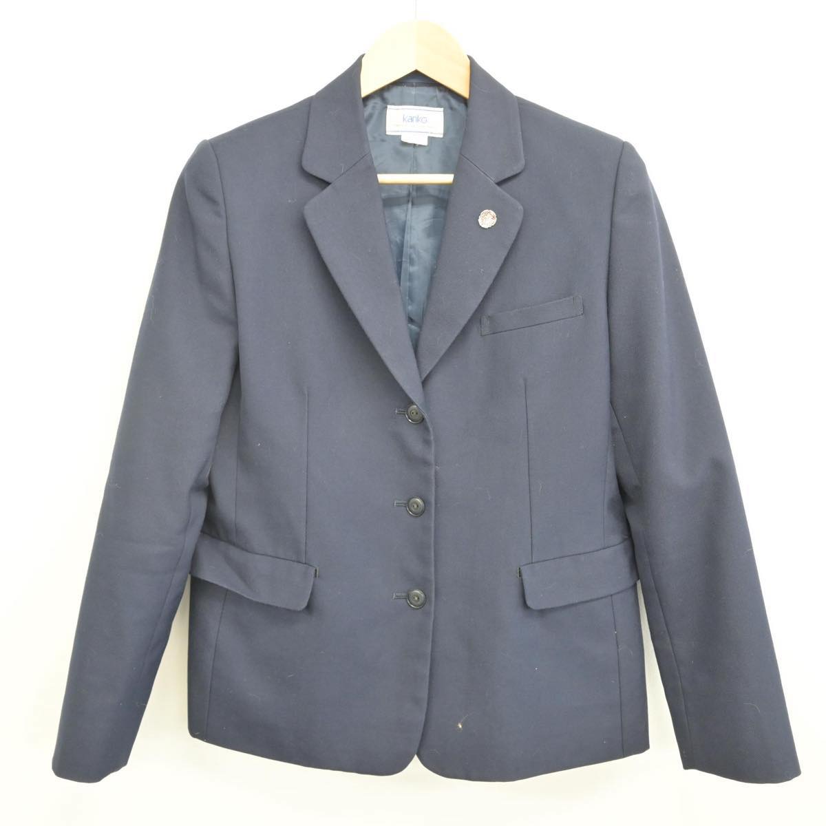 【中古】徳島県 城北高等学校 女子制服 3点（ブレザー・シャツ）sf029267