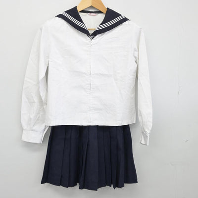 【中古】東京都 佼成学園 女子制服 2点（セーラー服・スカート）sf029273