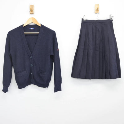 【中古】東京都 佼成学園 女子制服 2点（ニット・スカート）sf029274