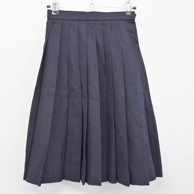 【中古】東京都 佼成学園 女子制服 2点（ニット・スカート）sf029274