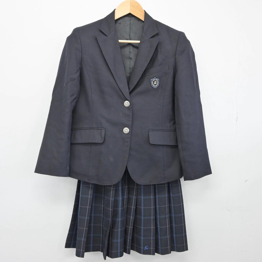 【中古】大阪府 東住吉総合高等学校 女子制服 3点（ブレザー・ニット・スカート）sf029277 | 中古制服通販パレイド