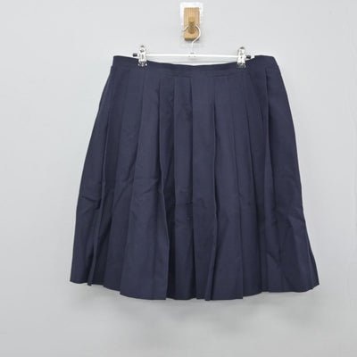 【中古】静岡県 須津中学校 女子制服 2点（セーラー服・スカート）sf029300