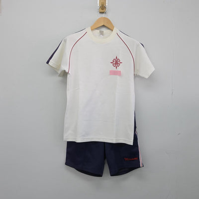 【中古】愛媛県 今治南高等学校 女子制服 3点（体操服 上・体操服 下・ジャージ 下）sf029313