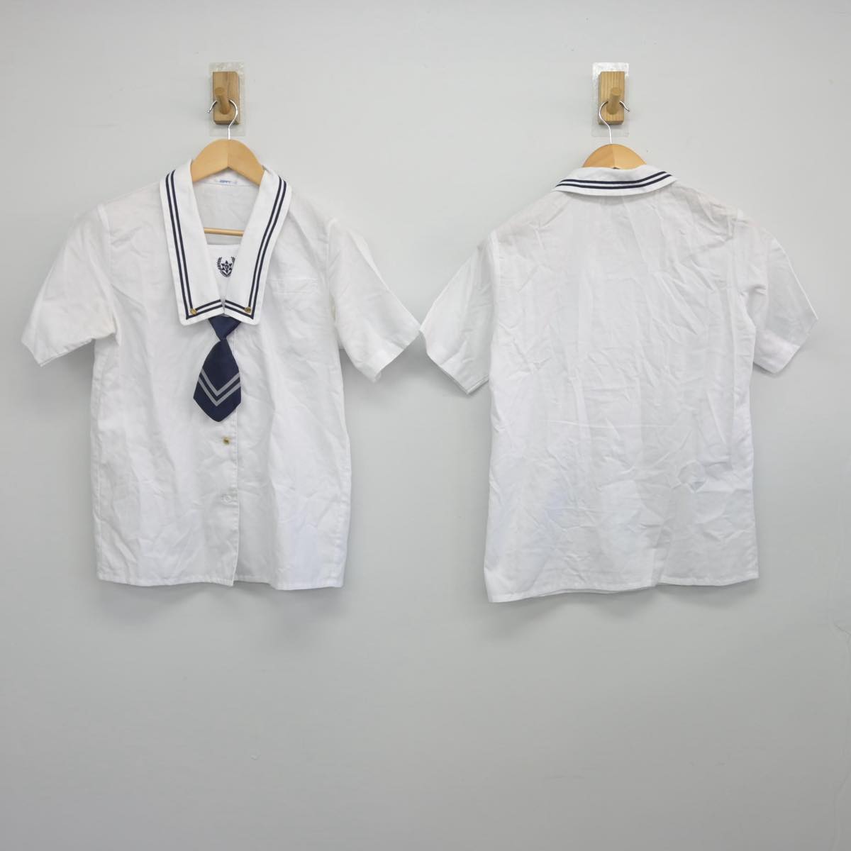 【中古】東京都 明泉学園 鶴川高等学校 女子制服 3点（シャツ）sf029317