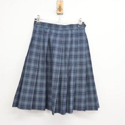 【中古】千葉県 敬愛学園高等学校 女子制服 2点（ニットベスト・スカート）sf029320