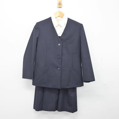 【中古】東京都 国分寺市立第三中学校 女子制服 4点（ブレザー・ベスト・シャツ・スカート）sf029321