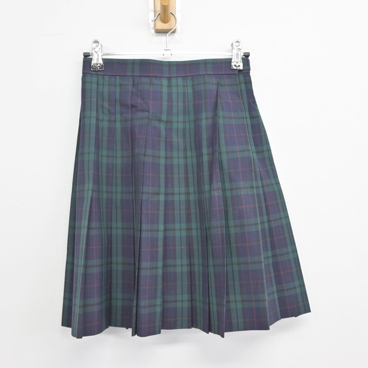 【中古】福岡県 誠修高等学校 女子制服 2点（ベスト・スカート）sf029327