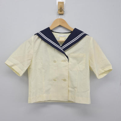 【中古】福島県 郡山商業高等学校 女子制服 1点（セーラー服）sf029330