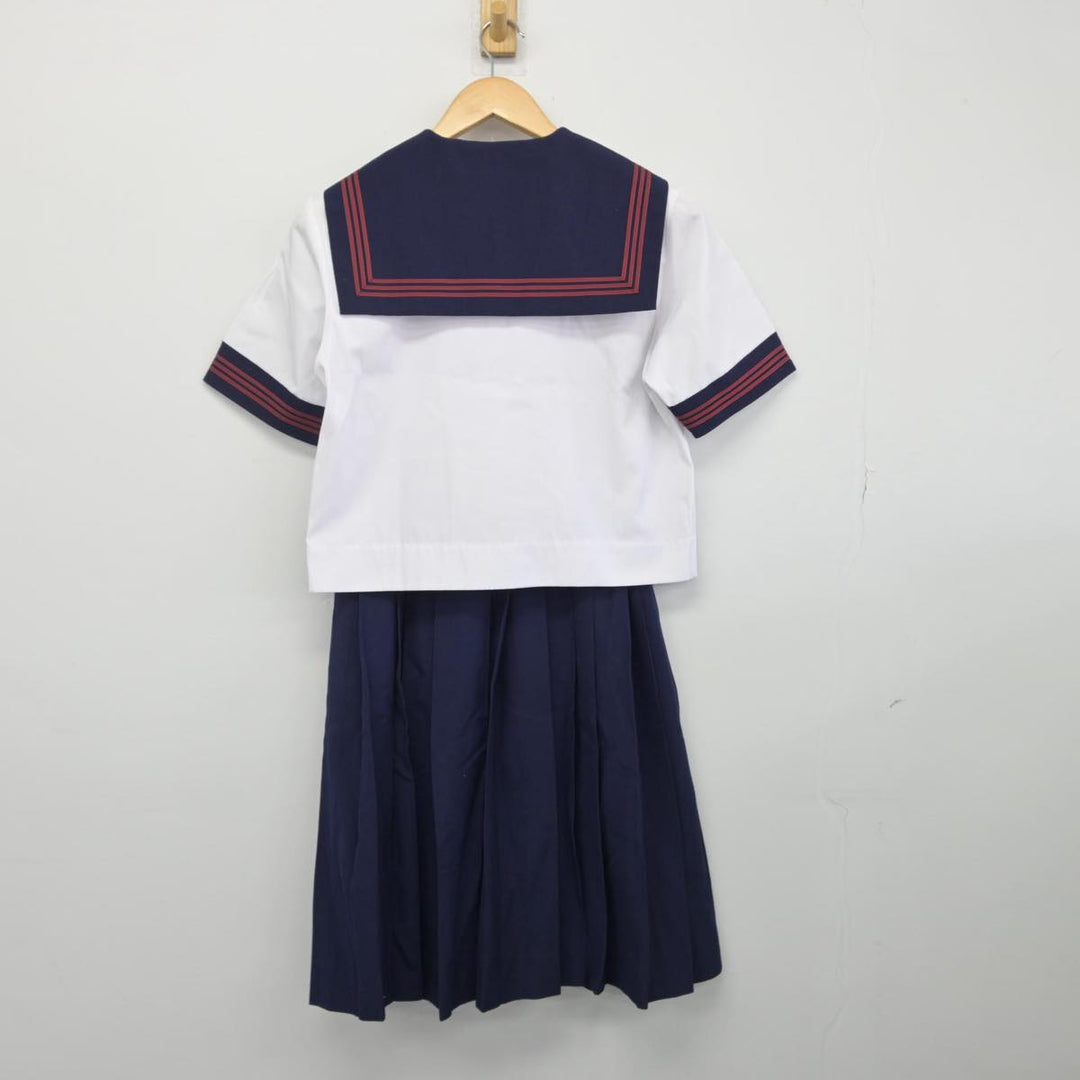 sfn_11  大谷中学校 スカートセット 中古】大阪府 大谷中学校 女子制服 6点（ニット・セーラー服