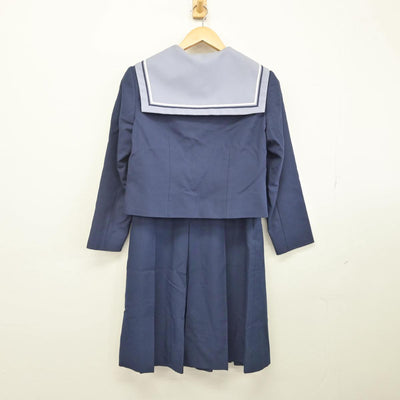 【中古】千葉県 貝塚中学校 女子制服 2点（ブレザー・スカート）sf029347