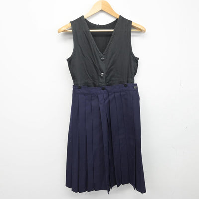 【中古】神奈川県 湘南白百合学園高等学校 女子制服 2点（ニット・スカート）sf029359