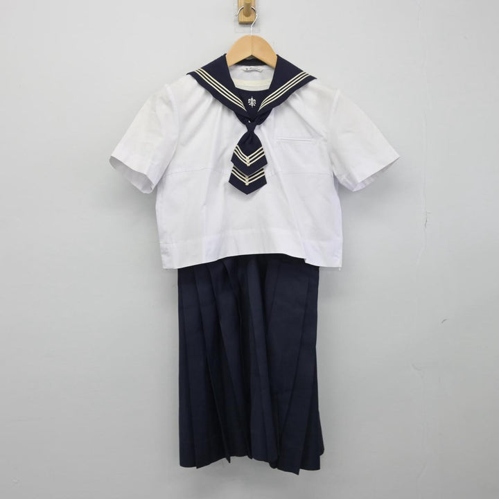 中古】神奈川県 湘南白百合学園高等学校 女子制服 4点