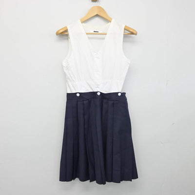 【中古】神奈川県 湘南白百合学園高等学校 女子制服 4点（セーラー服・スカート）sf029362