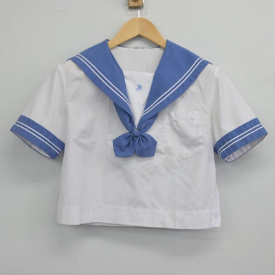 【中古】熊本県 二岡中学校 女子制服 3点（セーラー服・スカート）sf029377