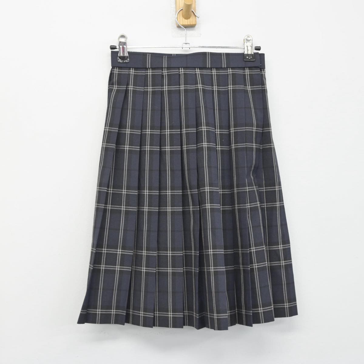 【中古】千葉県 野田中央高等学校 女子制服 2点（ニットベスト・スカート）sf029386