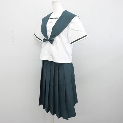 【中古】千葉県 成田国際高等学校 女子制服 3点（セーラー服・スカート）sf029397