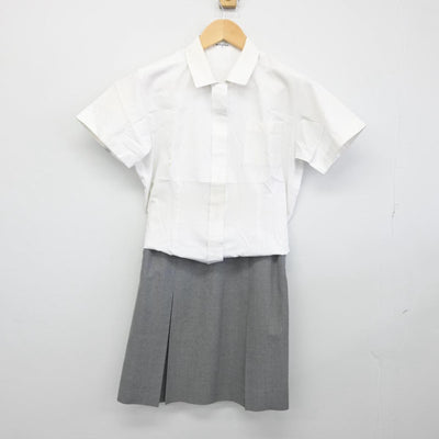 【中古】東京都 香蘭女学校中等科高等科学校 女子制服 2点（シャツ・スカート）sf029404