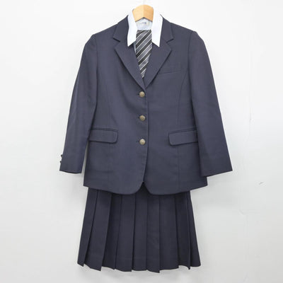 【中古】埼玉県 大宮開成高等学校 女子制服 4点（ブレザー・シャツ・スカート）sf029426