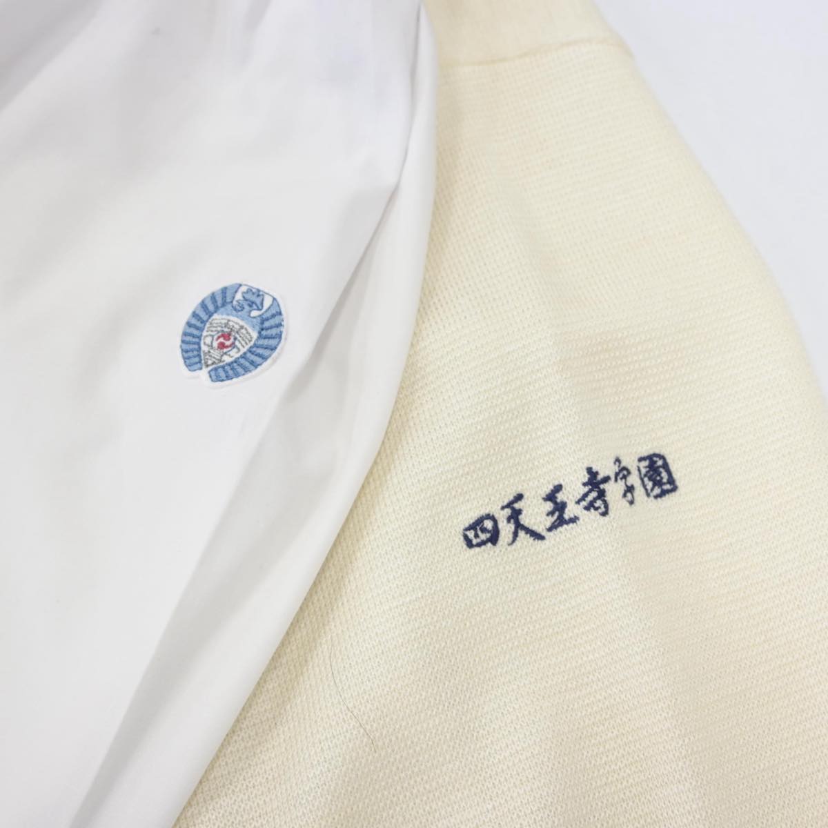 【中古】大阪府 四天王寺高等学校 女子制服 2点（ニット・シャツ）sf029438