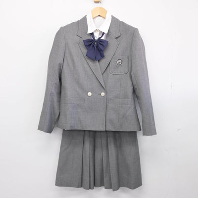 【中古】大阪府 四天王寺高等学校 女子制服 4点（ブレザー・シャツ・スカート）sf029440