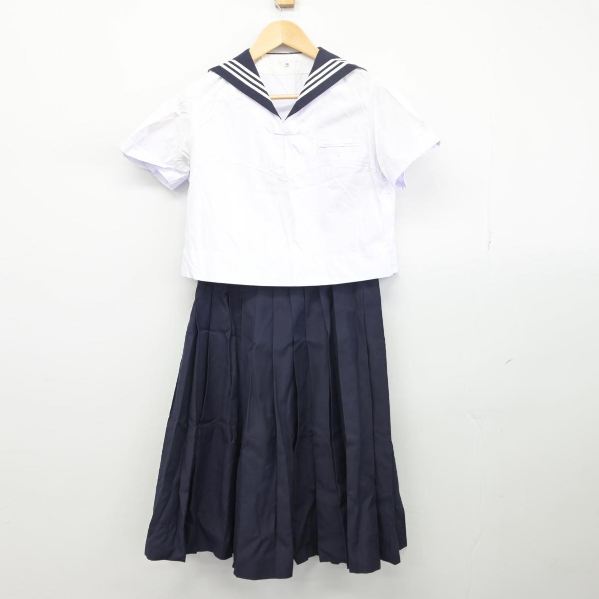 【中古】東京都 共立女子中学高等学校 女子制服 5点（セーラー服・セーラー服・スカート）sf029444