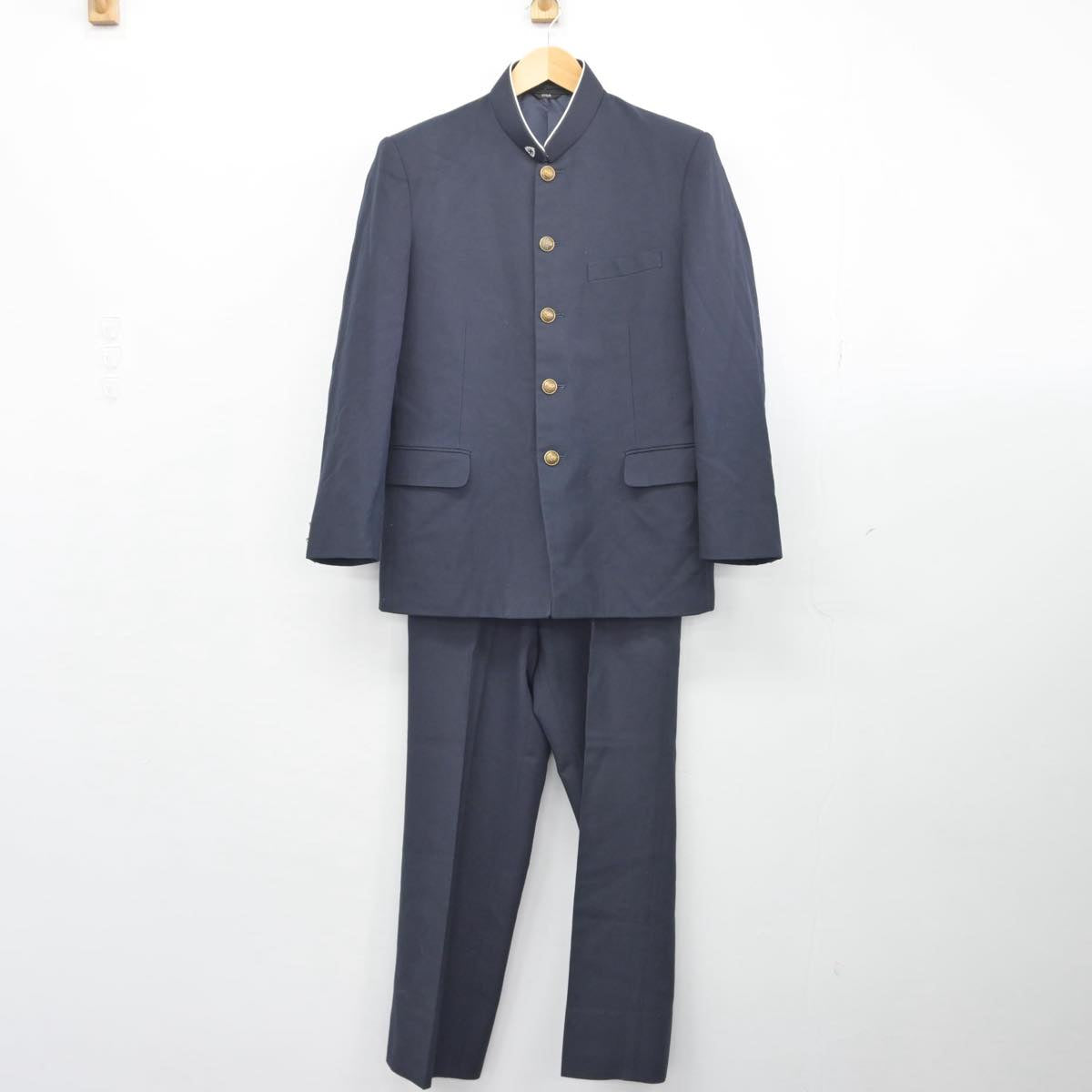 【中古】福島県 郡山市第二中学校 男子制服 2点（その他アイテム・ズボン）sf029455