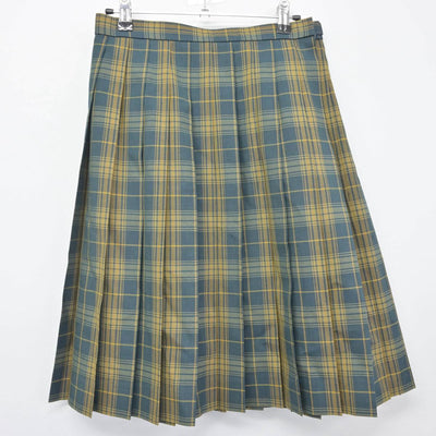 【中古】滋賀県 大津商業高等学校 女子制服 3点（シャツ・ニットベスト・スカート）sf029477