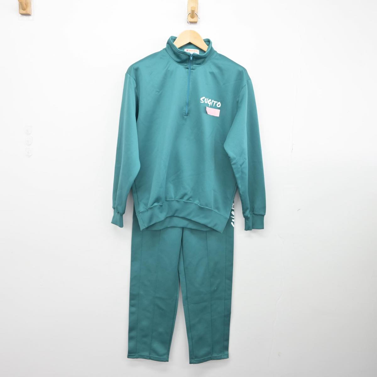 【中古】埼玉県 杉戸高等学校 女子制服 2点（ジャージ 上・ジャージ 下）sf029494