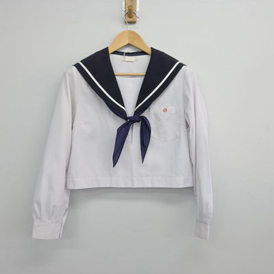 【中古】愛知県 津島北高等学校 女子制服 3点（セーラー服）sf029517